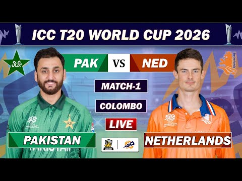 PAKISTAN vs NETHERLANDS MATCH 1ST COMMENTARY | PAK vs NED CRICKET MATCH LIVE| ICC T20 WORLD CUP 2026