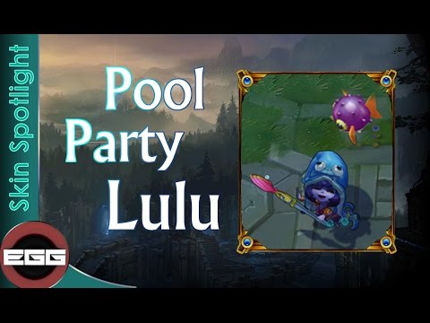 Pool Party Lulu Skin Spotlight - League of Legends Skin Review [HD]