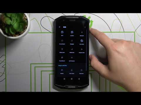 Customize Notification Bar Icons - Notification Panel Shortcuts on DOOGEE S70