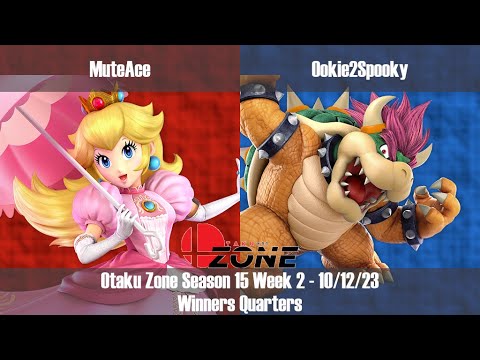 OZone15W2 - WQ - MuteAce [Peach] vs Ookie2Spooky [Bowser]