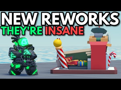 The NEW Event Tower Reworks Are INSANE! - Elf Camp & Toxic Gunner | TDS