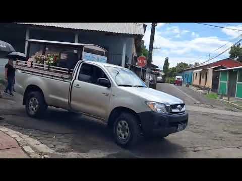 Recorrido Fúnebre y último adiós de la Sra LIBIDA MOLINA Barrio Concepción Mercedes Umaña 