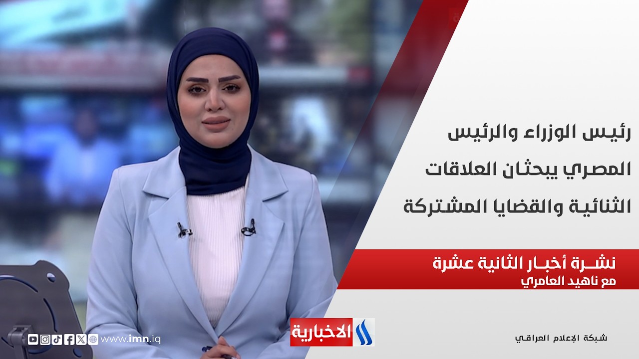 فيديو | رئيس الوزراء والرئيس المصري يبحثان العلاقات الثنائية والقضايا المشتركة في نشرة الـ 12