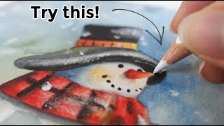 FAST & EASY Watercolor Pencil Lead Techniques for Beginners