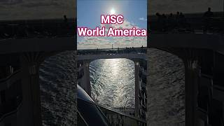 This is Floating!!! #cruise #travel #msc @msccruisesofficial