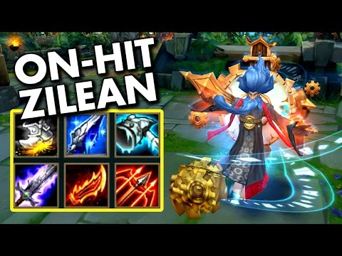 ADC ZILEAN MONTAGE! (On-Hit Build)