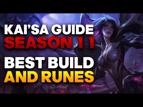 How to Play Kai'Sa Season 11 | Best Kaisa Build & Runes | Season 11 Kai'Sa Guide | League of Legends