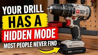 Your Drill Has A Hidden Mode Most People Never Find