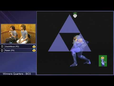 MMOM174 SSBM - Overtriforce (Default Sheik) vs. Rasen (Blue Sheik) - Melee WQF