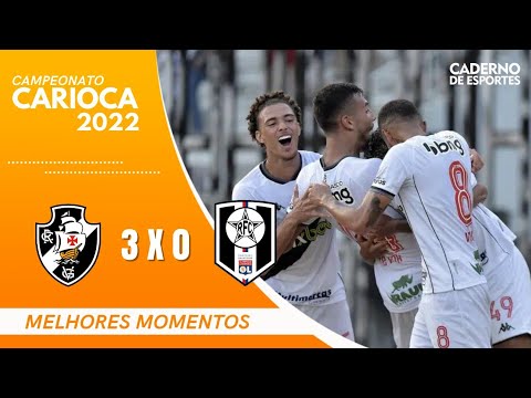 VASCO 3 X 0 RESENDE | CARIOCA 2022 | MELHORES MOMENTOS