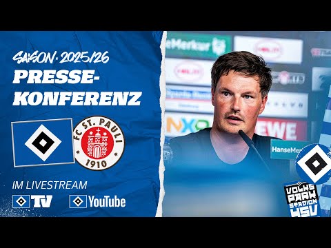 RE-LIVE: MATCHDAY PRESS CONFERENCE | HSV vs. FC St. Pauli | Matchday 2
