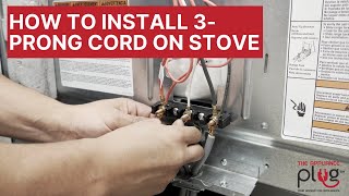How to Install a 3-Prong Power Cord on an Electric Range
