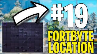 Fortbyte #19 - Accessible With Vega Outfit Inside Spaceship Building | Fortnite Fortbyte Location