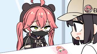 【手描き】35p疑惑の店員に自グッズを持っていき、そのスリルで「生」を実感するみこち【さくらみこ/ホロライブ/切り抜き漫画】