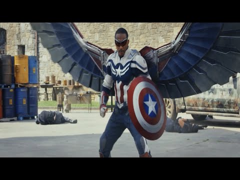 The Falcon / Captain America (Sam Wilson) Weapons Fighting & Flight skills Compilation (2014-2025)
