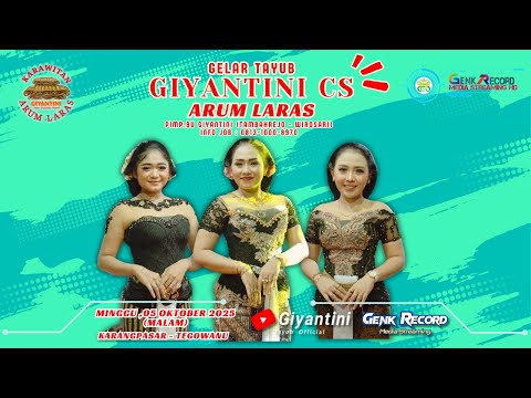 🔴#live TAYUB GIYANTINI CS ARUM LARAS / Karangpasar -Tegowanu, 05 Okt 2025 (Malam)