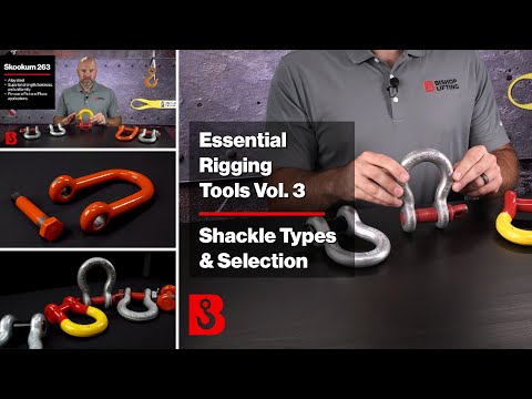 What Kind of Shackle Should You Use for Different Lifting Tasks?| Essential Rigging Tools Vol. 3