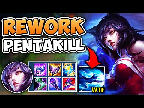 REWORKED AHRI IS ABSOLUTELY NUTS AND BROKEN (AMAZING PENTAKILL) - League of Legends