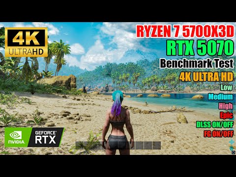 Ark Survival Ascended RTX 5070 4K BENCHMARK TEST #arksurvivalascended #rtx5070