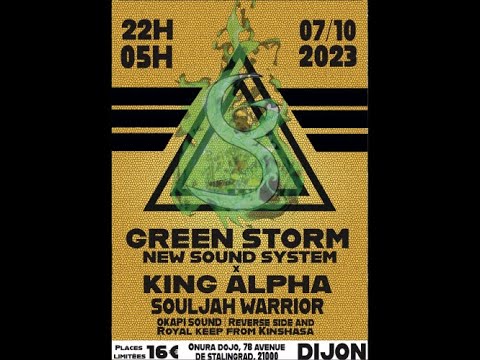 Onura Dojo 07/10/23 : King Alpha VERY LAST TUNE plays "Roaring Lion" meets Kai Dub