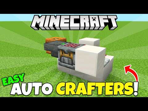 5 USEFUL Auto Crafters You WILL NEED! Minecraft 1.21 Tutorial