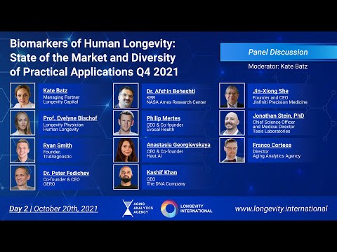 Biomarkers of Human Longevity Q4/2021 - Day 2 - Panel Discussion