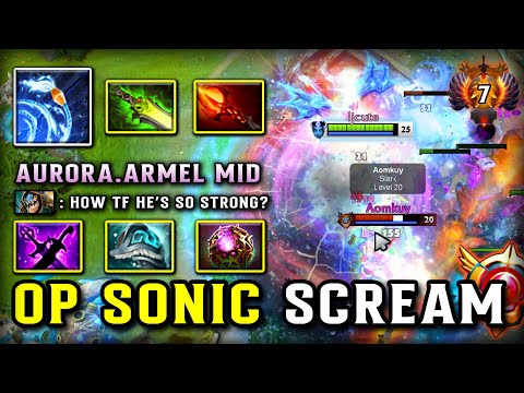 OP SONIC SCREAM MID By Armel Queen of Pain | Full of Burst Damage Build | Even Slark Can't Survive