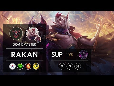 Rakan Support vs Morgana - KR Grandmaster Patch 9.15
