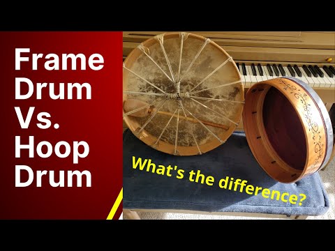 Frame Drum Vs. Hoop Drum:  What's the Difference?