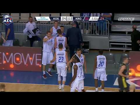 Skrót meczu AZS Koszalin - Miasto Szkła Krosno 89:84, 18.11.2017