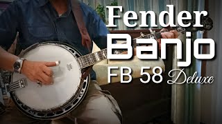 Video thumbnail for Fender Banjo FB 58 Deluxe Playing by Sam Fretted