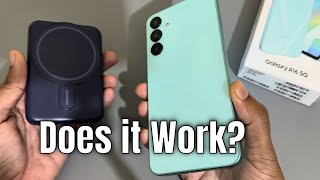 Does galaxy a16 support wireless charging
