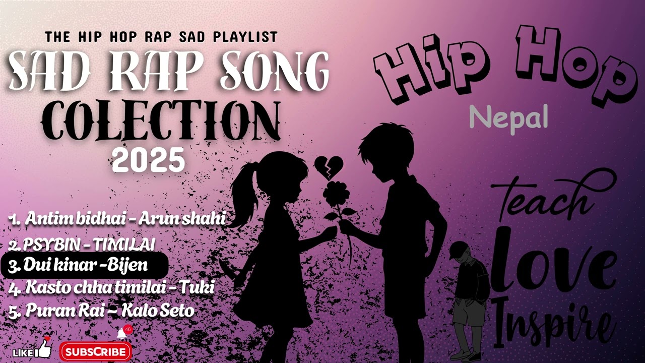 New breakup sad rap songs 2025 || New Sad rap song collection | Hearbreak song💔 || HipHop Nepal