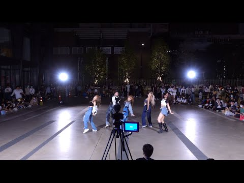 221125 [Wide Cam] MINIZIZE cover LE SSERAFIM - ANTIFRAGILE @ Siam Square Walking Street