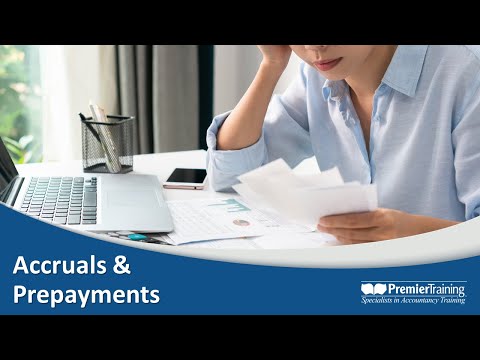 Accruals and Prepayments - Q2022 AAT Level 3 Diploma in Accounting (FAPS)
