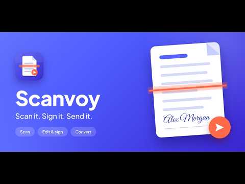 Scanvoy: PDF Scanner & Editor video thumbnail