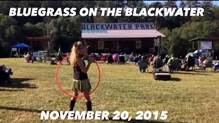 Hooping to live music by Larry Cordle & Carl Jackson at Bluegrass on the Blackwater in Jasper, AL