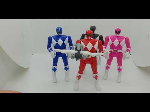 Chuck's Reviews Mighty Morphin Power Rangers Retro Morphin Figures Wave 01