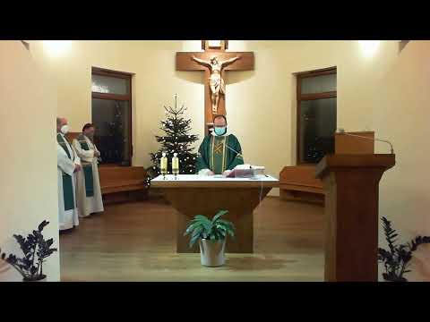 11.1. 2021 Pondelok: sv. omša (18:00) - kazateľ br. Andrej Valent, OCD
