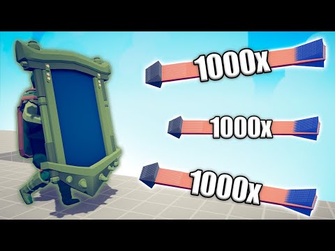ROBIN HOOD MIRROR SHIELD vs 1000x OVERPOWERED UNITS - TABS | Totally Accurate Battle Simulator 2023