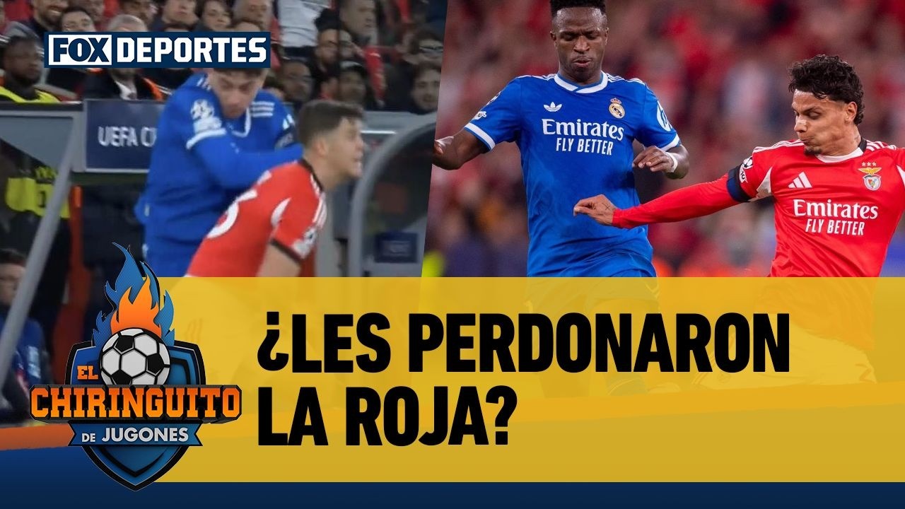 FEDE VALVERDE y VINÍCIUS estuvieron muy cerca de ser EXPULSADOS en CHAMPIONS LEAGUE | El Chiringuito