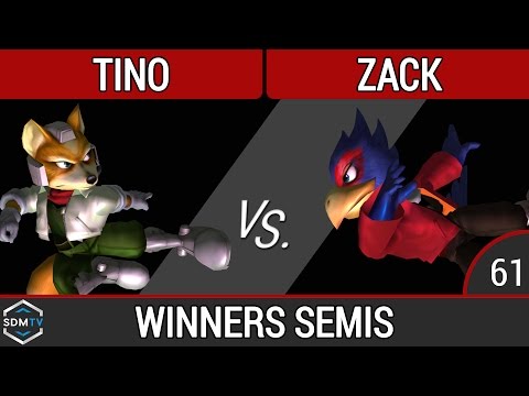 SDSU Biweekly 61 - B2S | Tino (Fox) vs. Zack (Falco) - SSBM Winners Semis - Smash Melee