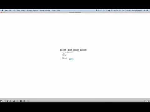 Max Tutorial: line Object (Part 2)