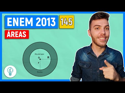 🛑145 Enem 2013 - ÁREAS - Num parque aquático existe uma piscina infantil na forma de um cilindro