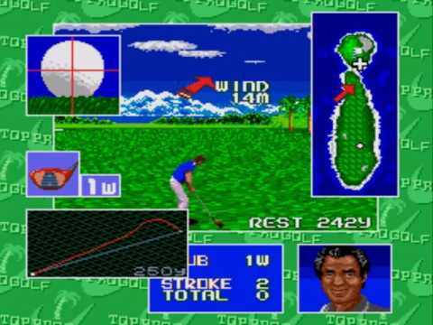 Top Pro Golf ~ Sega Genesis Megadrive