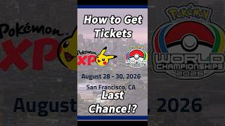 LAST CHANCE to Sign Up for Pokémon Worlds 2026!
