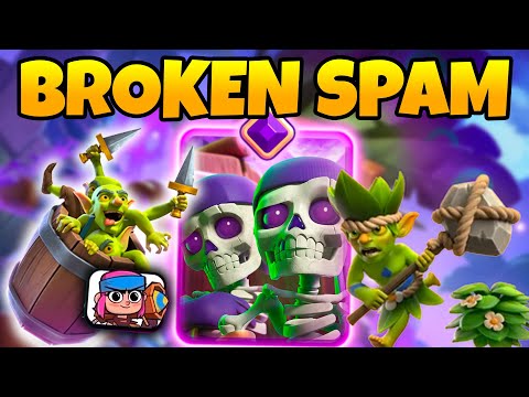 This NEW Broken Logbait Spam Deck is INSANE...