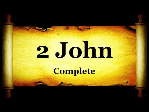 Holy Bible: Book 63 - The Second Epistle of John - KJV Read Along HD 4K Audio Text (Narration 1)