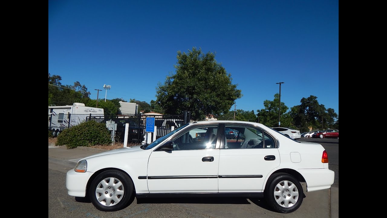 1998 Honda Civic LX 4 door sedan in depth walk around ...