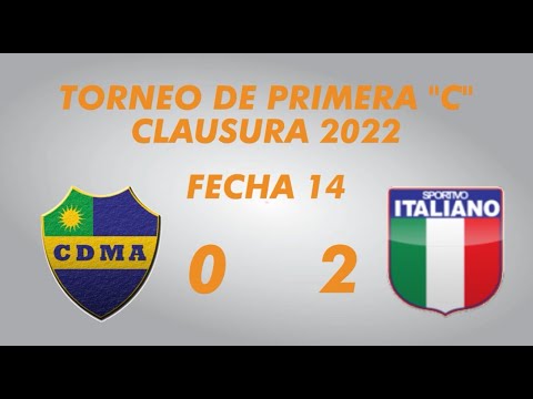 Primera "C" Clausura 2022 - fecha 14 - Alem 0 Sportivo Italiano 2 - Resumen